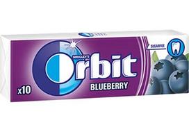 Kramtomoji guma ORBIT BLUEBERRY, 14 g