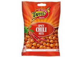 Sūdyti žemės riešutai TAFFEL CHILI NUTS, 150 g