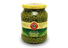 Konservuoti RINKTINIAI žirneliai, 690 g