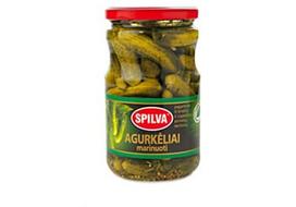 Marinuoti agurkėliai SPILVA, 670 g