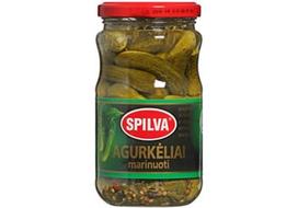 Marinuoti agurkėliai SPILVA, 330 g