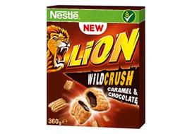 Dribsniai NESTLE LION WILDCRUSH, 360 g