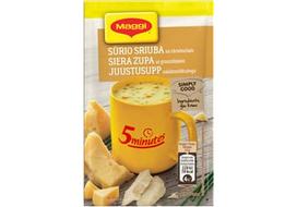 Tirpi sūrio sriuba MAGGI 5 MINUTES su skrebučiais, 19 g