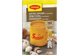 Tirpi grybų sriuba MAGGI su skrebučiais, 16 g