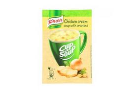 Tiršta vištienos sriuba KNORR CUP-A-SOUP su skrebučiais, 18 g