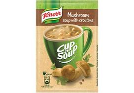Baravykų sriuba KNORR CUP-A-SOUP su skrebučiais, 16 g