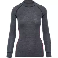 termo rubai - Termo marškinėliai moterims Thermowave Merino Warm Active, pilki (Grey), S - 1 nuotrauka