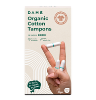 Dame organiški medvilnės tamponai 16vnt.