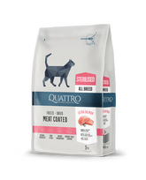 maistas sterilizuotom katem - Quattro Extra Salmon Sterilised 7 kg - 1 nuotrauka