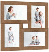 vidaXL Rėmelis-koliažas 4x(10x15cm), šviesiai rudas (Light Brown)