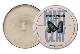 Men Rock Matt Clay Matinis plaukų modeliavimo molis 30 ml.