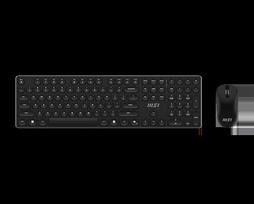 klaviaturos lt - MSI Forge K210 WIRELESS COMBO, Juoda (Black) - 1 nuotrauka