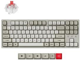 retro - Keychron C2 Pro 8K, Keychron Super Raudona (Red), Retro, US - 1 nuotrauka