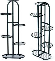 geliu stovai metaliniai - Gėlių stovas ModernHome, 23.5 cm x 47 cm x 106 cm, juodas (Black) - 1 nuotrauka