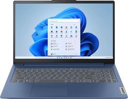 lenovo ideapad slim 3 15.3 - Lenovo IdeaPad Slim 3 15IRU8, i3-1315U, 8 GB, 512 GB, 15.6", Intel UHD Graphics, Tamsiai Mėlyna (Abyss Blue) - 1 nuotrauka