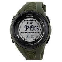 SKMEI 1074 AG Lady Size Army Green