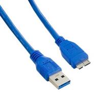 4World USB Cable A Male To Micro USB B Male 2m Blue