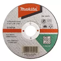 akmens diskai - Pjovimo diskas Makita, 115 x 3 x 22.23 mm - 1 nuotrauka