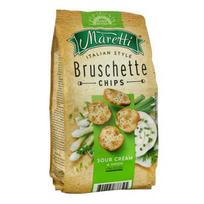svogunas - Grietinės ir svogūnų skonio duonos traškučiai MARETTI, 70 g - 1 nuotrauka