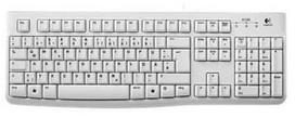logitech k120 lt klaviatura - Logitech K120 White (Balta) - 1 nuotrauka