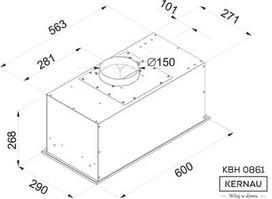 gartraukiai imontuojami - Kernau KBH 0861 W - 2 nuotrauka