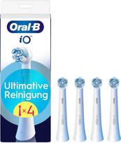 oral b io 4 vnt - Oral-B Sonic dantų šepetėlio galvutės iO UltimateClean, juodos (Black), 4 vnt. - 1 nuotrauka