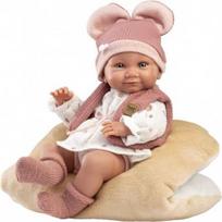 leles llorens - Llorens Nica 73816 kūdikio lėlė, 40 cm, Ruda (Brown) - 2 nuotrauka
