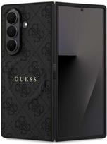 galaxy z fold 7 - Guess PU Leather 4G Colored Ring Magnetic Case for Samsung Galaxy Z Fold 7 Juodas (Black) - 1 nuotrauka