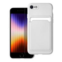 Apple iPhone 7 / 8 / SE 2020 / SE 2022 CARD Case - Baltas (White)