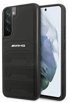 odinis telefono deklas - Mercedes-Benz AMG Odinis Dėklas su Įspaustomis Linijomis Samsung Galaxy S22 Plus - Juodas (Black) - 1 nuotrauka