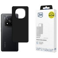 xiaomi redmi note 14 pro - 3MK Silikoninis Dėklas Xiaomi Redmi Note 14 Pro+ - Juodas (Black) - 1 nuotrauka