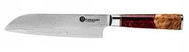 Kamazaki Damasko plieno Santoku peilis KZI205KN, 18 cm