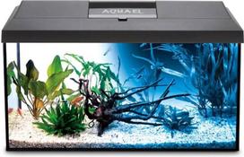 aquael leddy - Akvariumas Aquael Set Leddy, juodas, su įranga, 105 l - 1 nuotrauka