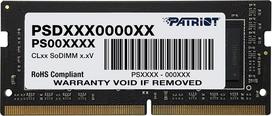 ddr4 ram so dimm - Patriot Signature, DDR4, 8 GB, 2666 MHz, CL19, SO-DIMM, Juodas (Black) - 1 nuotrauka