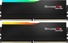 ddr5 32gb 6000mhz - G.SKILL Ripjaws M5 Neo RGB, DDR5, 64 GB (2x32GB), 6000 MHz, Juodas (Black) - 1 nuotrauka