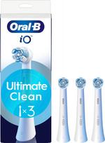 Braun Oral-B iO Series Ultimate Clean Pakeičiamos dantų šepetėlio galvutės, baltas (White) - 3 vnt.