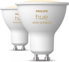 philips hue gu10 - Philips Hue Smart Spotlight, GU10, 4.2 W, šiltai balta - šaltai balta, 2 vnt. - 1 nuotrauka