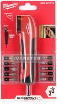 smuginis - Milwaukee SHOCKWAVE kampinis priedas 4932471274 + sukimo antgaliai, 11 vnt. - 1 nuotrauka