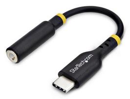 usb c 3.5mm - StarTech USB-C to 3.5mm Audio Adapter Juodas (Black) - 1 nuotrauka