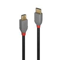 Lindy 36892 USB 2.0 Type-C į Micro-B laidas 2m Juodas (Black)
