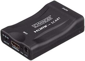 hdmi scart - Schwaiger HDMSCA02533 HDMI į SCART konverteris (Juodas) - 1 nuotrauka