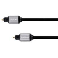 toslink kabelis - Kruger & Matz Basic KM1224 Optinis kabelis 3m Juodas (Black) - 1 nuotrauka