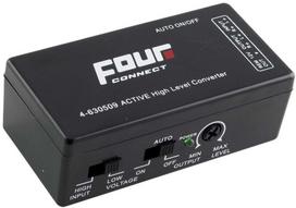 FOUR Connect 4-630509 High Low Level Adapter Adjustable Active Juodas (Black)