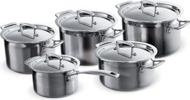 Le Creuset 3-Ply puodų rinkinys, 5 vnt., nerūdijantis plienas (96209400001000)