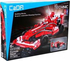 cada konstruktorius - CaDa R/C automobilis Formula 317, Raudonas (Red) - 1 nuotrauka
