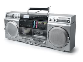cd player - Muse M-380 GBS Ghetto Blasters Sidabras (Silver) - 1 nuotrauka