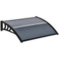 Outsunny stogelis lauko durims 100 x 75 cm, juodas (Black)