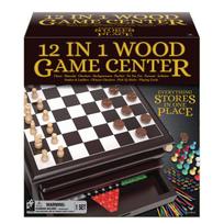 Stalo žaidimas Spin Master 12 In 1 Wood Game Center 6065368, įvairių spalvų