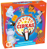 cirks - Stalo žaidimas Tactic Animal Circus, LT - 1 nuotrauka