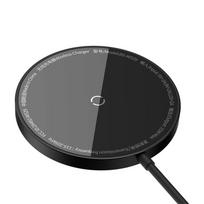 belaidis ikroviklis - Baseus Simple Mini3 Magnetinis Belaidis Įkroviklis 15W Juodas (Black) - 17 nuotrauka